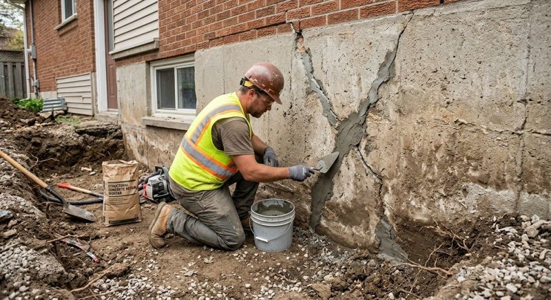 Foundation Crack Repair in Poolesville, MD