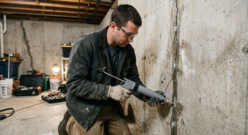 Basement Crack Repair in Takoma Park, MD