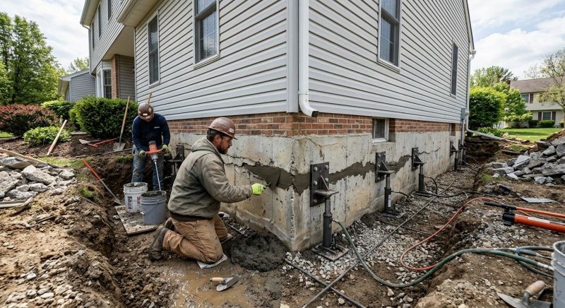 Basement Foundation Repair in Falls Church, VA