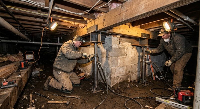 Basement Foundation Repair in Linthicum Heights, MD