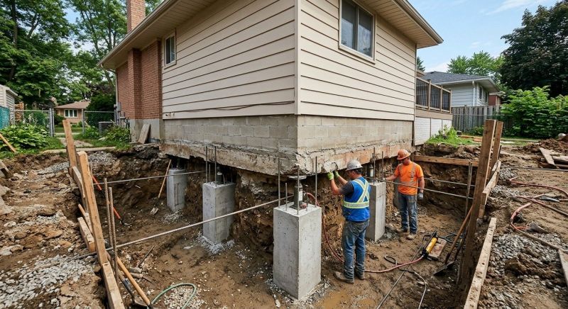 Basement Underpinning in Takoma Park, MD