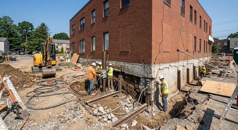 Building Foundation Repair in Arlington County, VA
