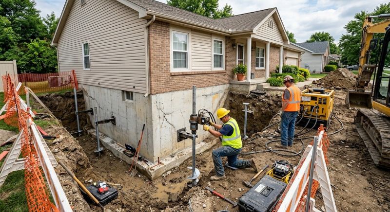 Building Foundation Repair in Ashton, MD