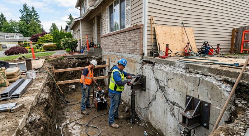 Building Foundation Repair in Olney, MD