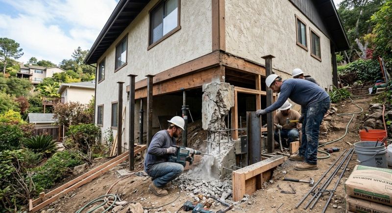 Concrete Foundation Repair in Chevy Chase, MD