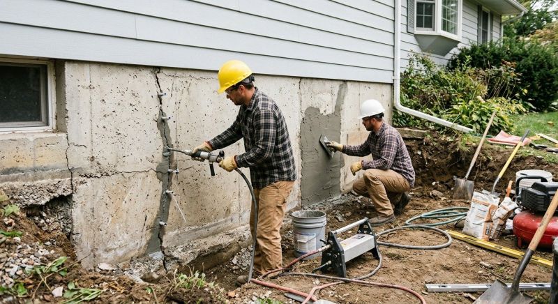 Concrete Foundation Repair in Damascus, MD