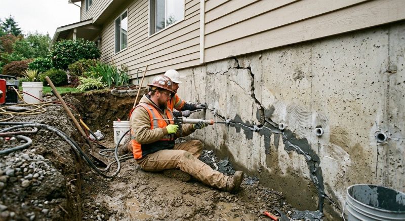 Cracked Foundation Repair in Oxon Hill, MD