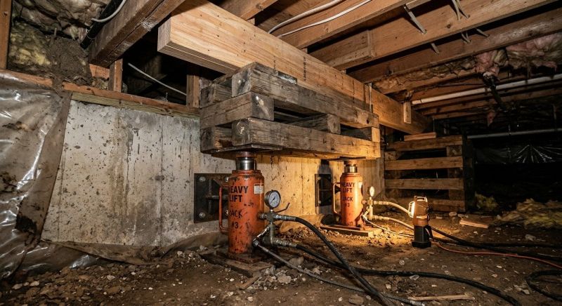 Foundation Jacking in Clarksville, MD