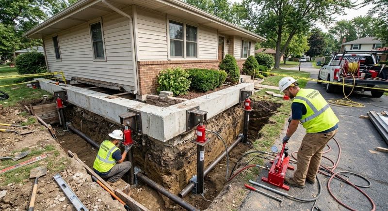 Foundation Jacking in Crofton, MD