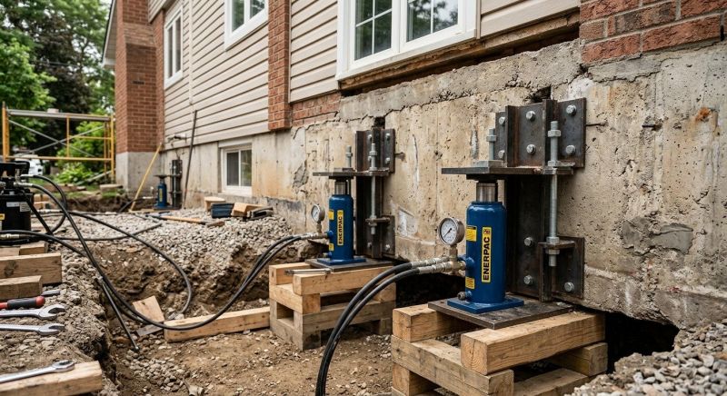 Foundation Jacking in Damascus, MD