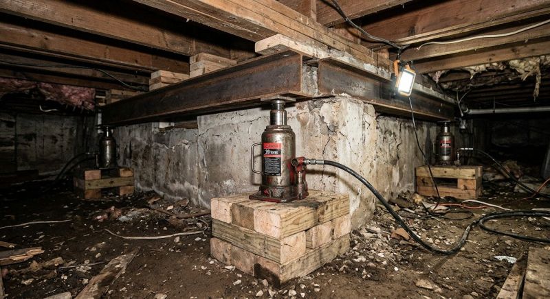 Foundation Jacking in Hanover, MD