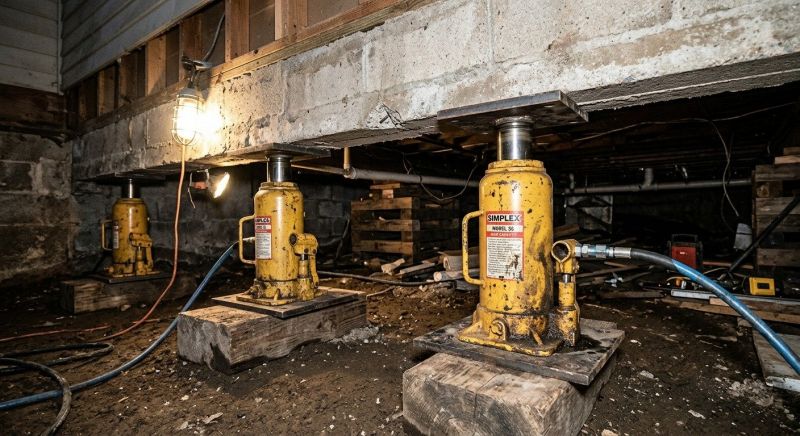 Foundation Jacking in Reston, VA