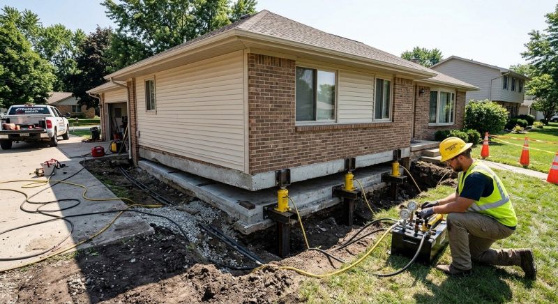 Foundation Lifting in Crofton, MD