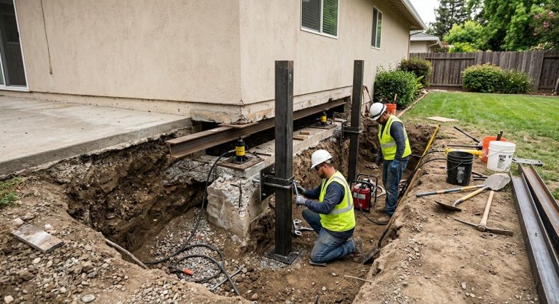 Foundation Pier Repair in Takoma Park, MD