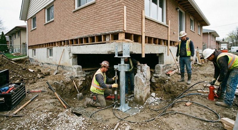 Foundation Pier Repair in Takoma Park, MD