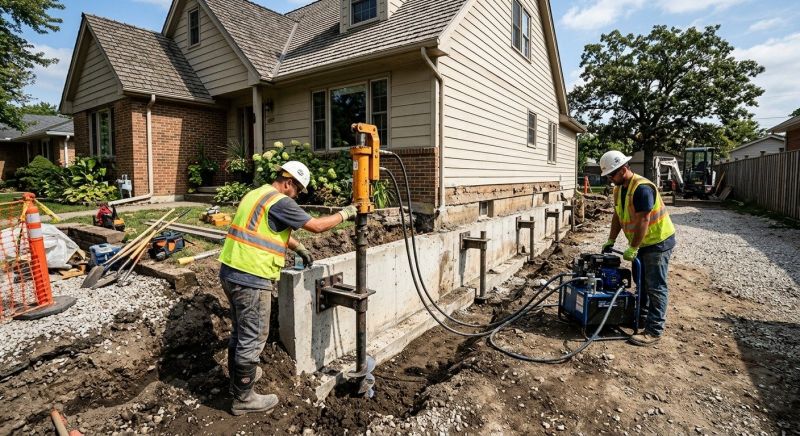 Foundation Stabilizing in Takoma Park, MD