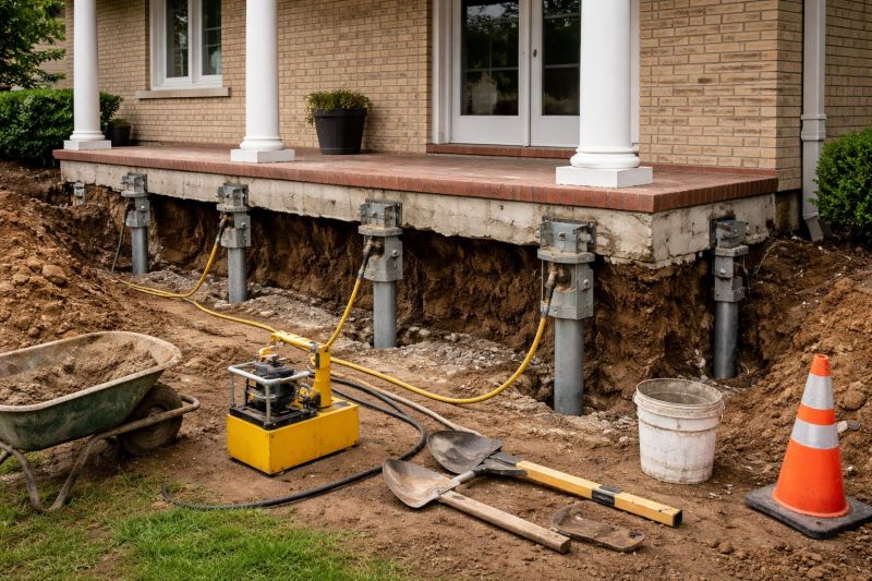Foundation Stabilizing in Sandy Spring, MD