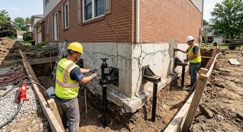 Foundation Structural Repair in Halethorpe, MD