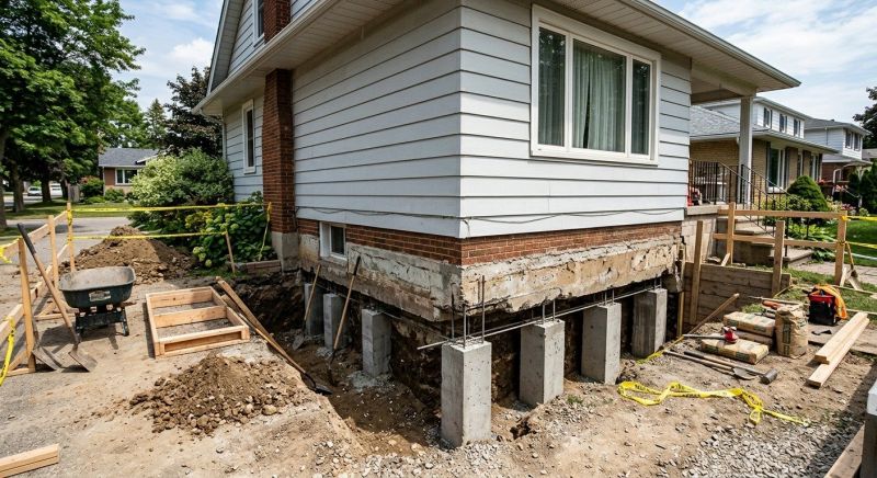 Foundation Underpinning in Takoma Park, MD