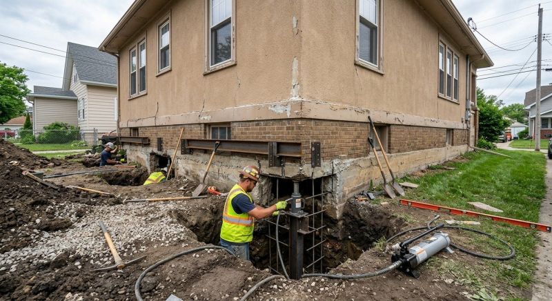 Foundation Underpinning in Takoma Park, MD