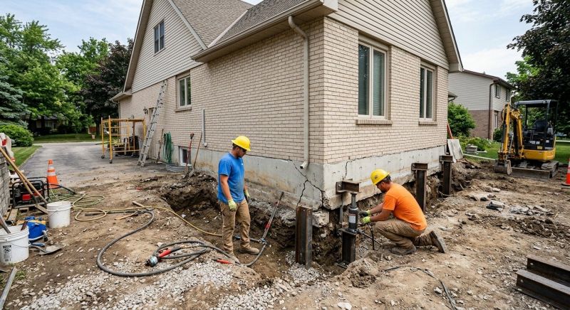 Helical Piers Installation in Takoma Park, MD