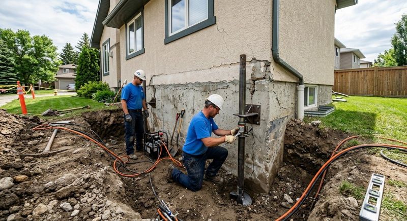 Helical Pile Installation in Takoma Park, MD