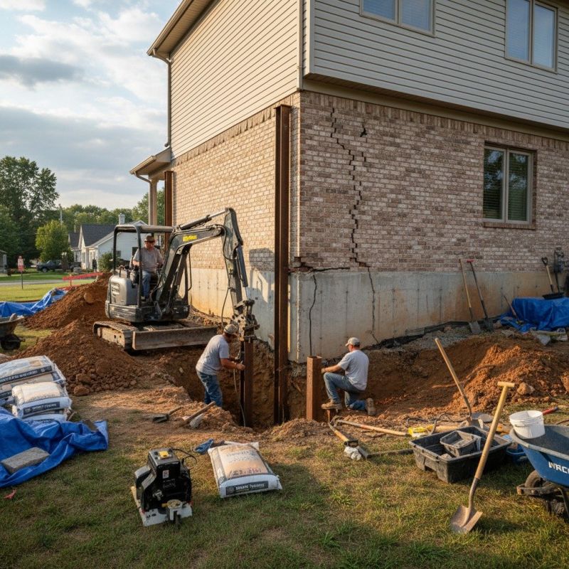 Home Foundation Repair in Crofton, MD