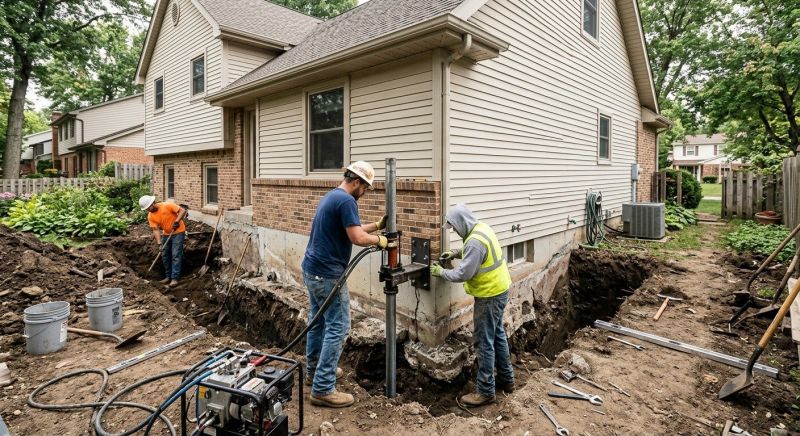 House Foundation Repair in Bethesda, MD
