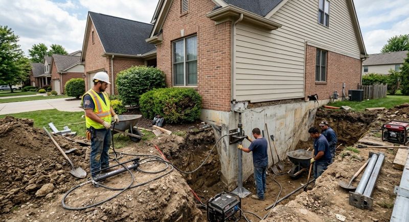 House Foundation Repair in Hanover, MD