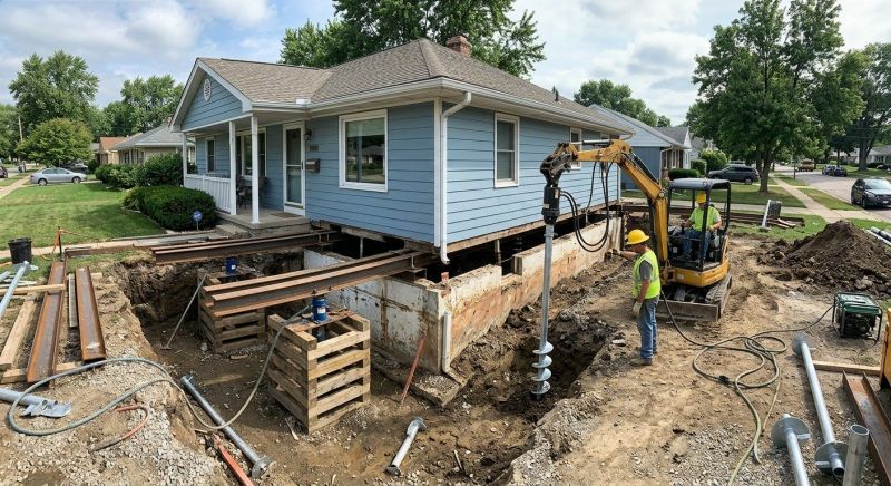 House Underpinning in Takoma Park, MD