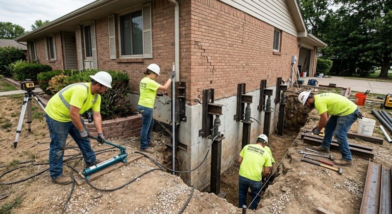 Settling Foundation Service in Crofton, MD