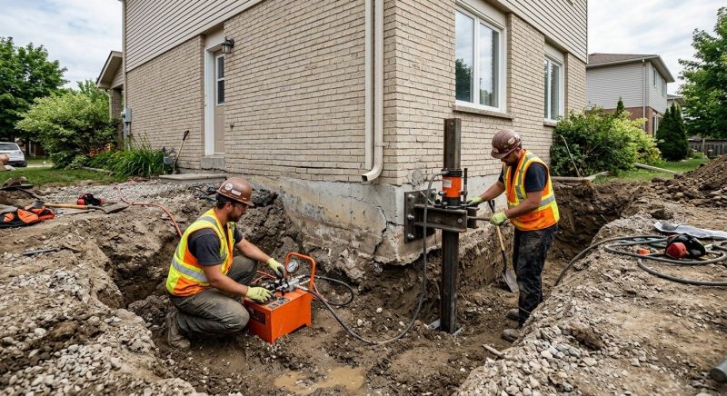 Sinking Foundation Lifting in Takoma Park, MD