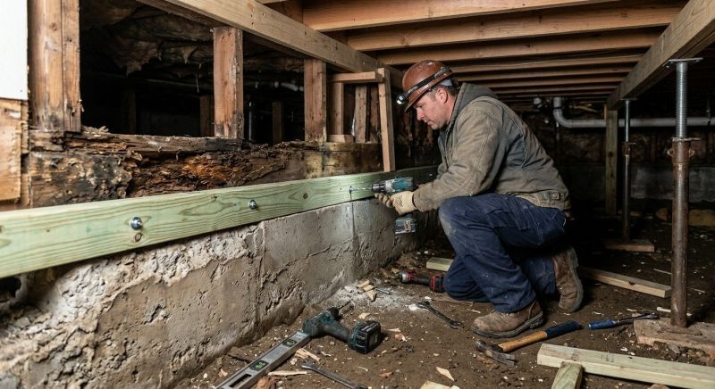 Sinking Foundation Repair in Cabin John, MD