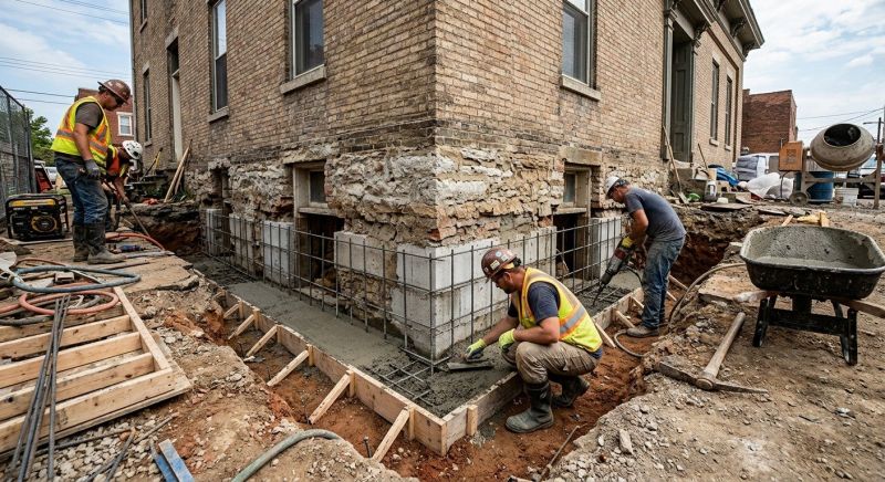 Structural Underpinning in Takoma Park, MD