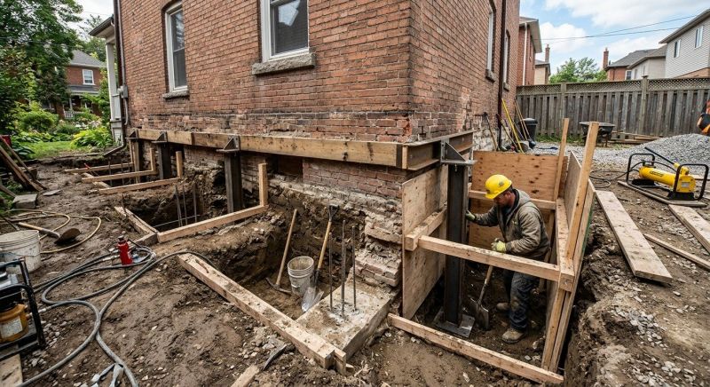 Structural Underpinning in Takoma Park, MD